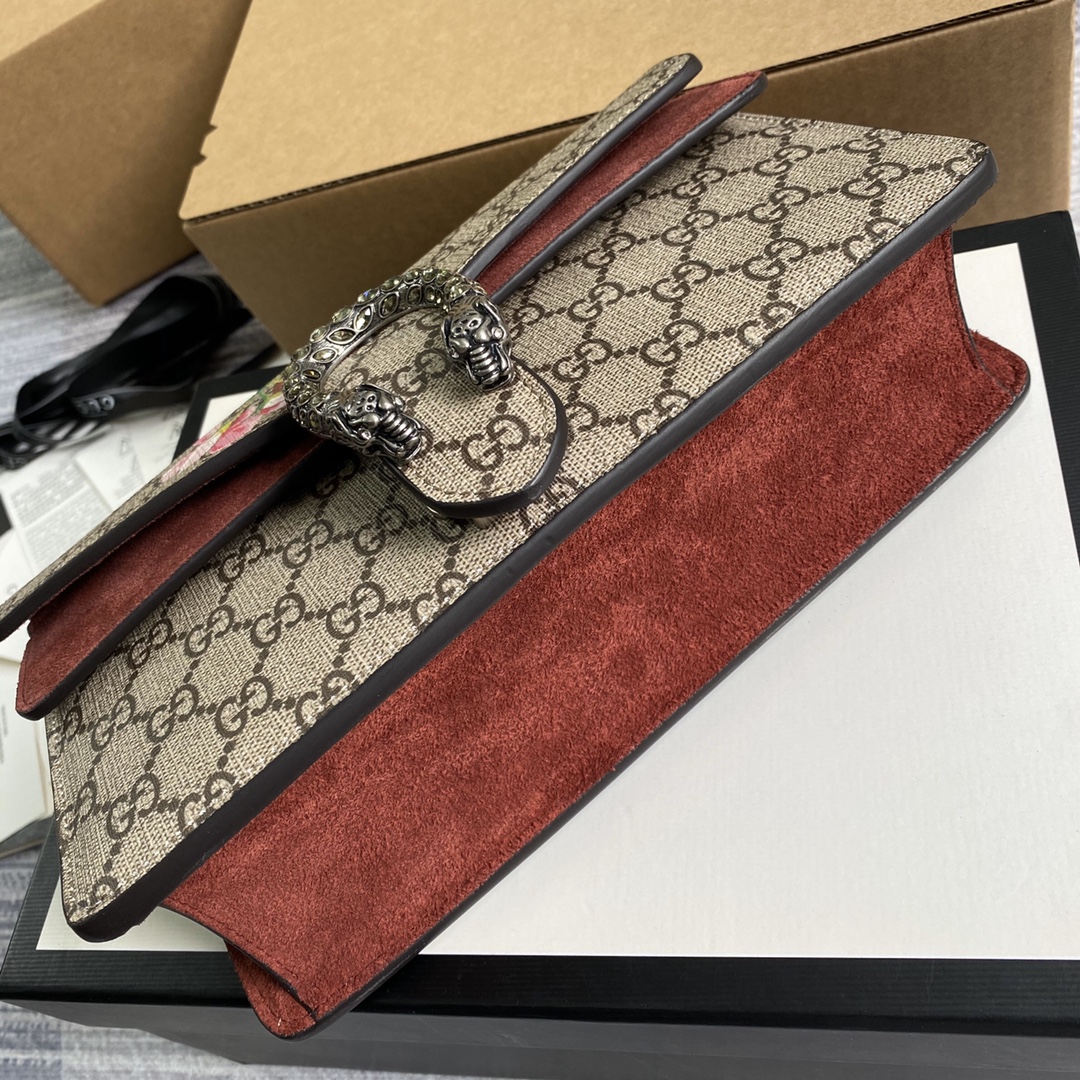 Gucci Dionysus GG Small Shoulder Bag 499623 Dark Red